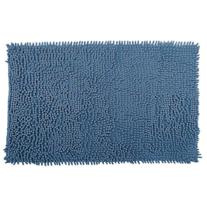 TAPETE BOLINHA MICROFIBRA S4 50X100 ROZAC AZUL