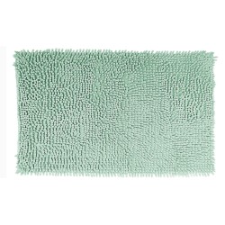 TAPETE BOLINHA MICROFIBRA S4 50X100 ROZAC VERDE AGUA