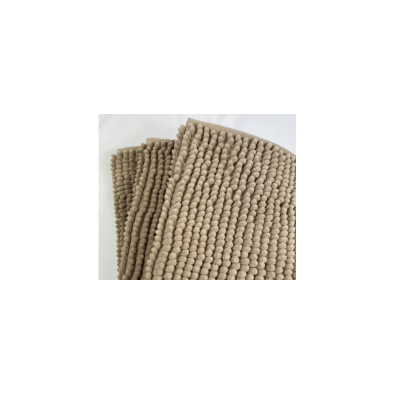 TAPETE BOLINHA MICROFIBRA S4 50X100 ROZAC CAQUI