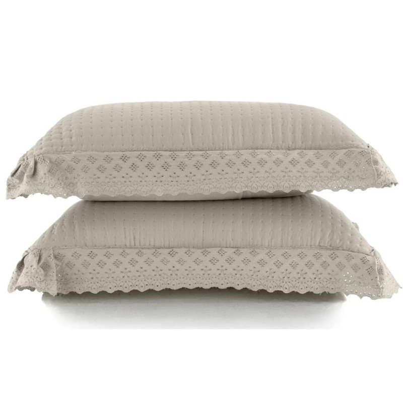 PORTA TRAVESSEIRO SERENA CORTTEX 50X70 BEGE