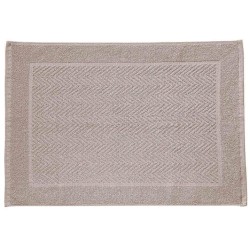 TOALHA PISO MYKONOS CORTTEX 50X70 BEGE