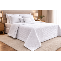 COLCHA KING AMALIA 2 ONA 300 FIOS 260X280 BRANCO