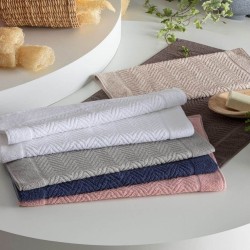 TOALHA PISO MYKONOS CORTTEX 50X70 ROSA