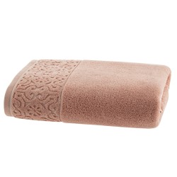 TOALHA BANHO SUPER SOFT ARABESCO ZERO TWIST CORTTEX 70X140 ROSA