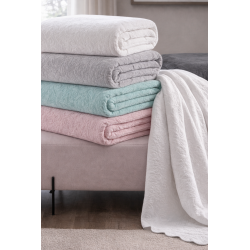 COBRELEITO QUEEN PALAZZO 240X260 *5899100 BRANCO DES. 100