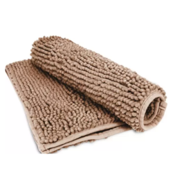 TAPETE BOLINHA MICROFIBRA S4 50X100 ROZAC TERRA