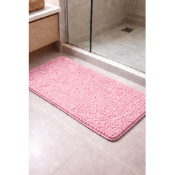 TAPETE BOLINHA MICROFIBRA S4 50X100 ROZAC ROSE