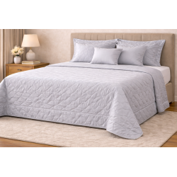 COLCHA KING AMALIA 2 ONA 300 FIOS 260X280 PRATA