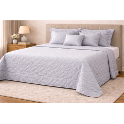 COLCHA SUPER KING AMALIA 2 ONA 300 FIOS 280X300 PRATA