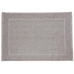 TOALHA PISO MYKONOS CORTTEX 50X70 CINZA