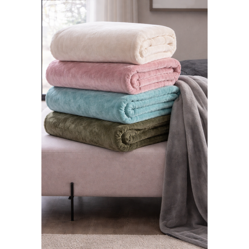 COBERTOR CASAL LUMINI 300 CORTTEX 180X220 *700755 ROSE