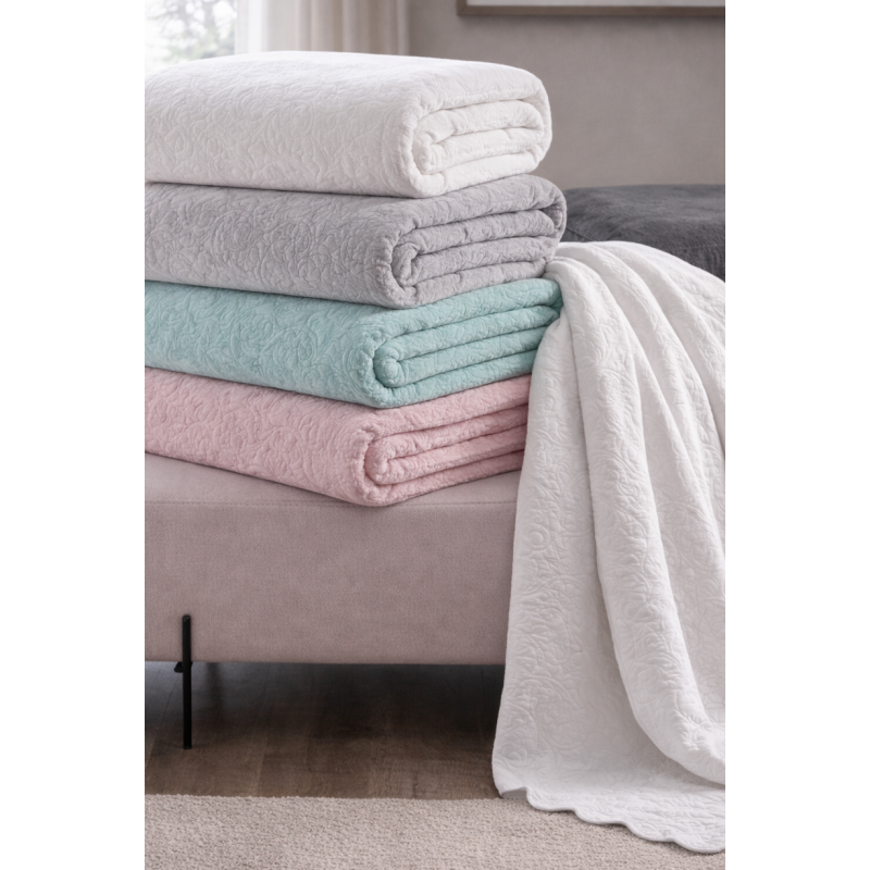 COBRELEITO QUEEN PALAZZO 240X260 *5899103 ORGANIC DES. 662