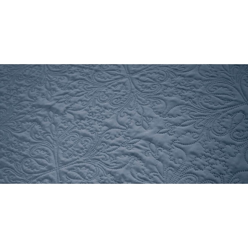 COLCHA QUEEN SIENA 240X260 *5238103 AZUL
