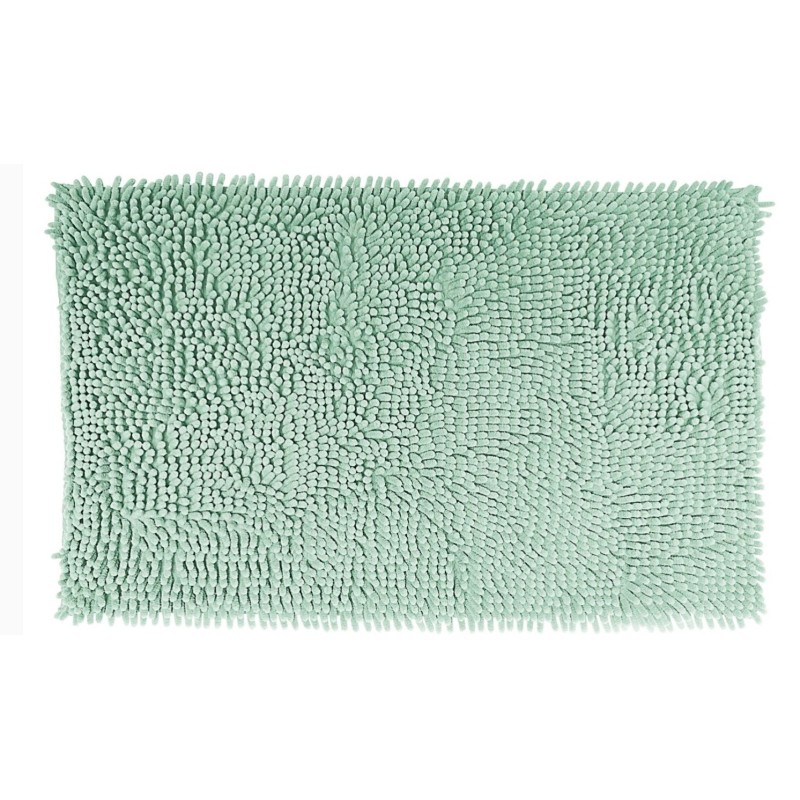 TAPETE BOLINHA MICROFIBRA S4 50X100 ROZAC VERDE AGUA