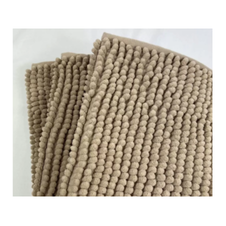 TAPETE BOLINHA MICROFIBRA S4 50X100 ROZAC CAQUI