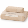JOGO BANHO 2PCS VANILLA EXTRA SOFT C/CINTA 70X135 BUDDEMEYER BEGE CLAR