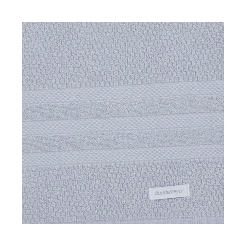 JOGO BANHO 2PCS VANILLA EXTRA SOFT C/CINTA 70X135 BUDDEMEYER CINZA