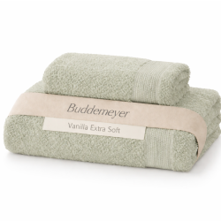 JOGO BANHO 2PCS VANILLA EXTRA SOFT C/CINTA 70X135 BUDDEMEYER VERDE