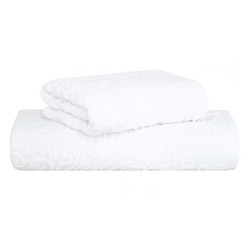 JOGO BANHO 2PCS LIZ EXTRA SOFT C/CINTA 70X135 BUDDEMEYER BRANCO