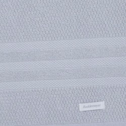 JOGO BANHO 2PCS VANILLA EXTRA SOFT C/CINTA 70X135 BUDDEMEYER CINZA