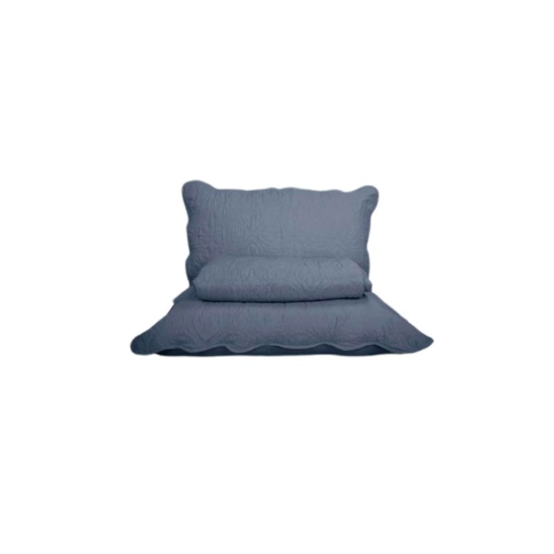 COLCHA CASAL SIENA 220X240 *5237103 AZUL