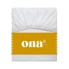 LENCOL QUEEN C/ELAST 400 FIOS ONA 158X198X32 BRANCO