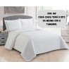 COLCHA QUEEN DULI ONA 240X260 BRANCO