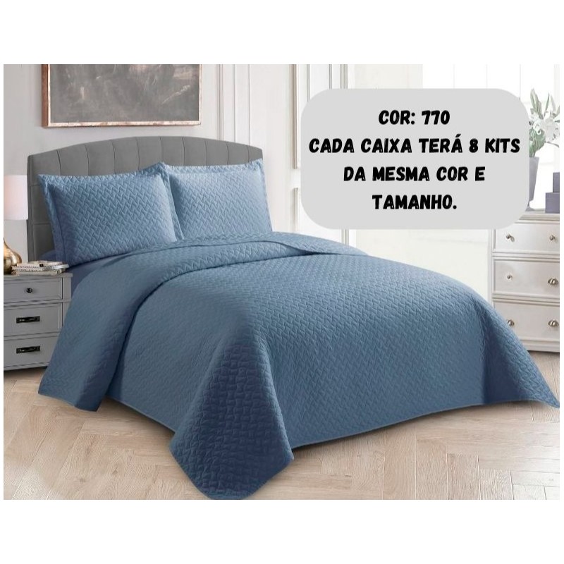 COLCHA QUEEN DULI ONA 240X260 TOPAZIO