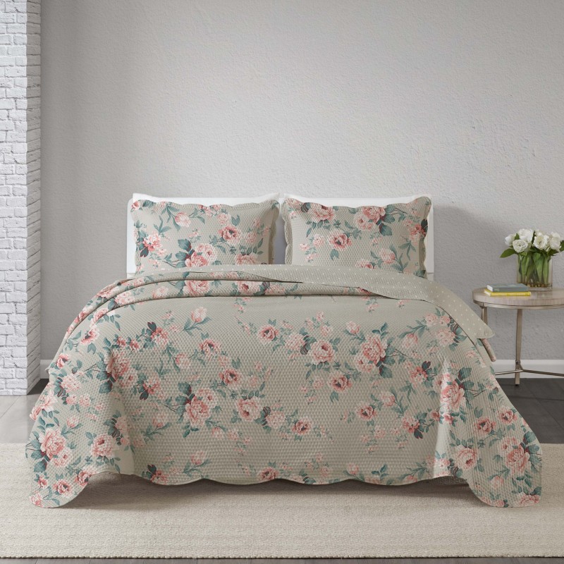 COLCHA QUEEN PARIS COLOR ART SORT-EST 24 CORTTEX 240X260 *701168 DES.