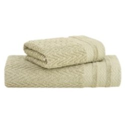 JOGO BANHO 2PCS SOUL EXTRA SOFT C/CINTA 70X135 BUDDEMEYER KAKI