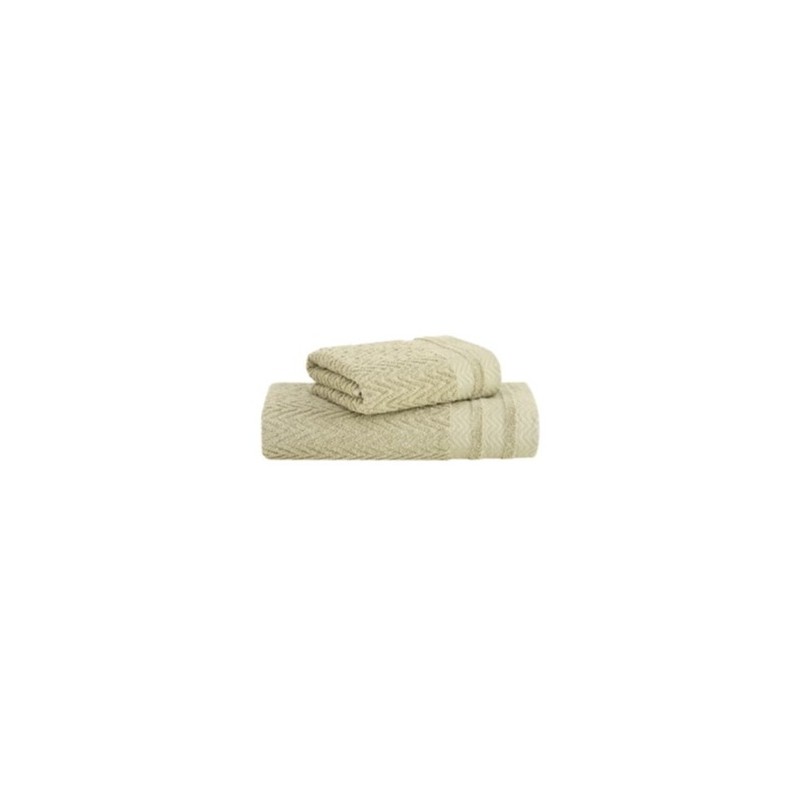 JOGO BANHO 2PCS SOUL EXTRA SOFT C/CINTA 70X135 BUDDEMEYER KAKI