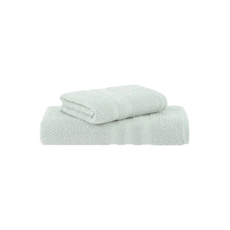 JOGO BANHO 2PCS VANILLA EXTRA SOFT C/CINTA 70X135 BUDDEMEYER VERDE