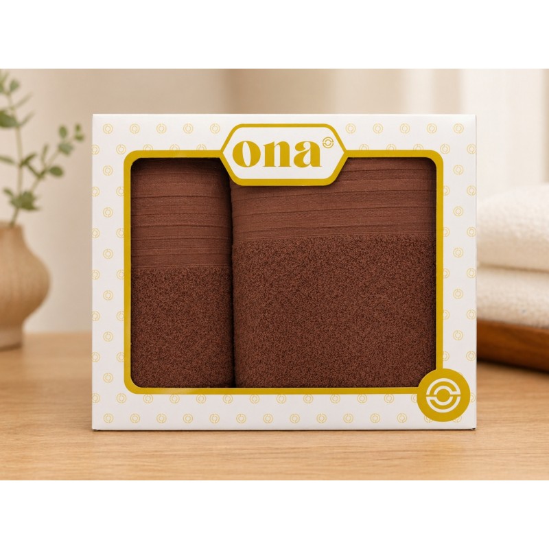 JOGO BANHO 2PCS ONA 80X150 CHOCOLATE