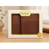 JOGO BANHO 2PCS ONA 80X150 CHOCOLATE