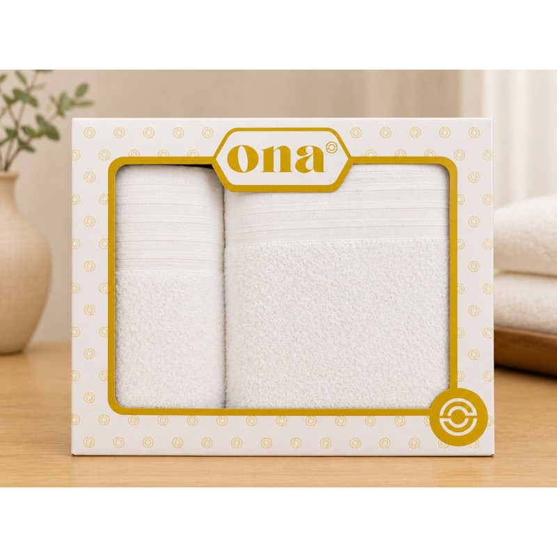 JOGO BANHO 2PCS ONA 80X150 OFF WHITE