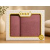 JOGO BANHO 2PCS ONA 80X150 ROSA CUPCAKE