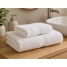 JOGO BANHO 2PCS VANILLA EXTRA SOFT C/CINTA 70X135 BUDDEMEYER BRANCO