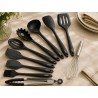 JOGO 8 UTENSILIOS EASY SILICONE C/HASTES INOX DYNASTY CINZA