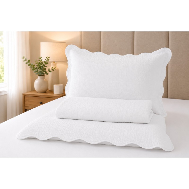 COLCHA SUPER KING SIENA 280X310 BRANCO