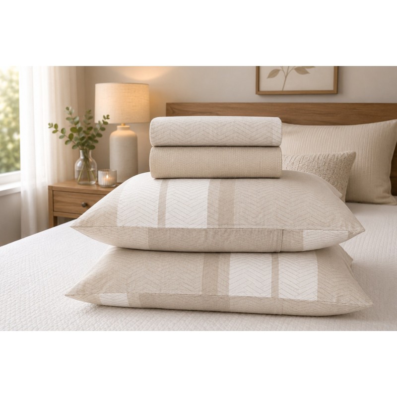 JOGO CAMA QUEEN DUPLO 150 FIOS 230X240 SORTIDO