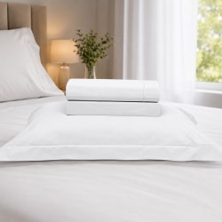 JOGO CAMA QUEEN 230 FIOS 4PCS 40 ALT 240X260 ONA BRANCO