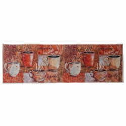 JOGO TAPETES/PASSADEIRA D/COZINHA VELOUR 3PCS CAFE