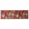JOGO TAPETES/PASSADEIRA D/COZINHA VELOUR 3PCS CAFE