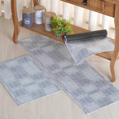 JOGO TAPETES/PASSADEIRA D/COZINHA VELOUR 3PCS TILES