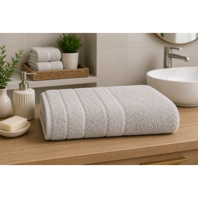 TOALHA BANHO VELVET 70X140 PEROLA