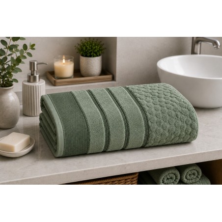 TOALHA BANHO TREVISO CORTTEX 70X140 VERDE