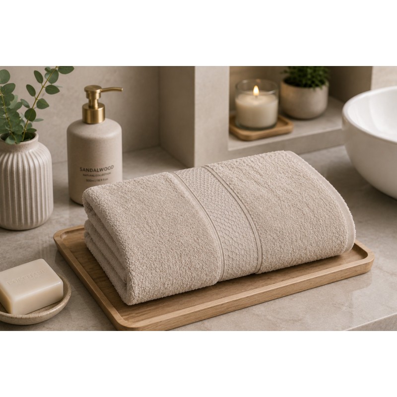 TOALHA BANHO NOBRE NATURAL 70X140 FENDI