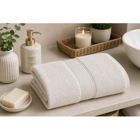 TOALHA BANHO NOBRE NATURAL 70X140 PEROLA
