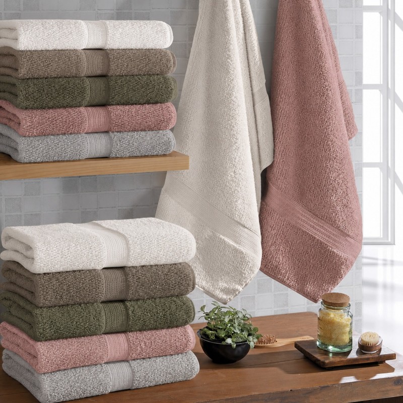 TOALHA BANHO NOBRE NATURAL 70X140 PEROLA