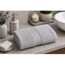 TOALHA BANHO NOBRE NATURAL 70X140 PRATA